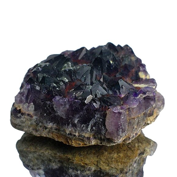 Thunder Bay Amethyst Specimen Raw Crystal Cluster In Natural Matrix - Picture 1 of 5